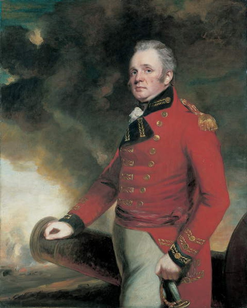 Detail of Lieutenant General Sir Thomas Maitland ca 1812 by John Hoppner