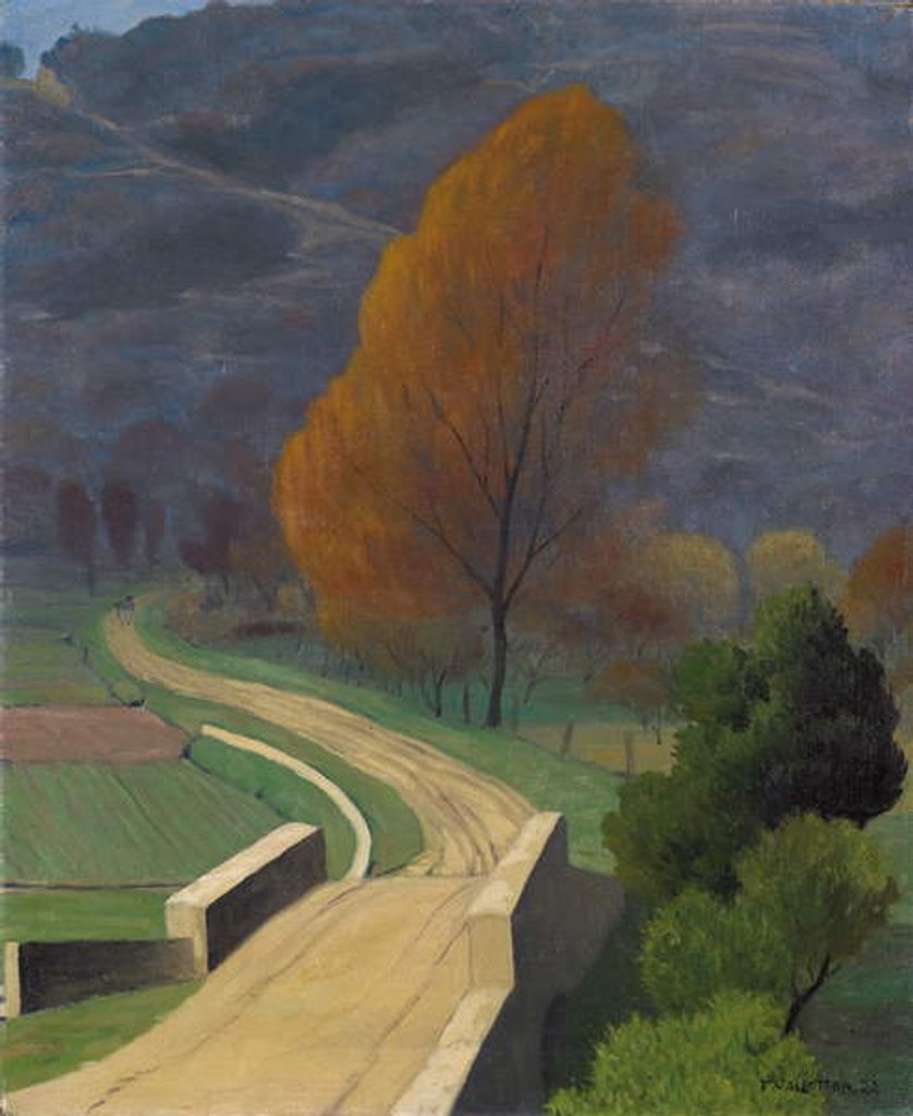 Detail of Bridge over the Beal, 1922 by Felix Edouard Vallotton
