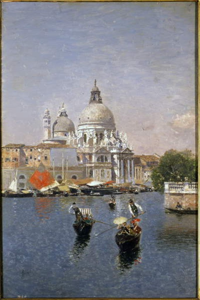 Detail of Santa Maria della Salute, Venice by Martin Rico y Ortega