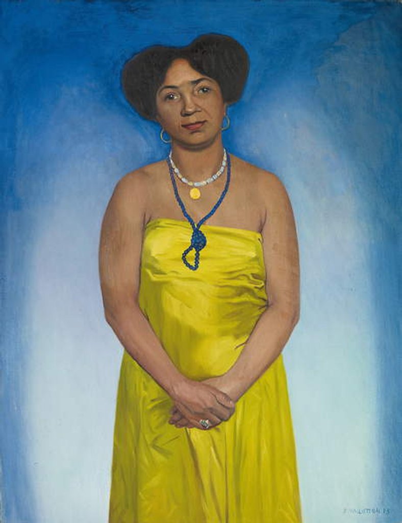 Detail of Martiniquaise, 1915 by Felix Edouard Vallotton