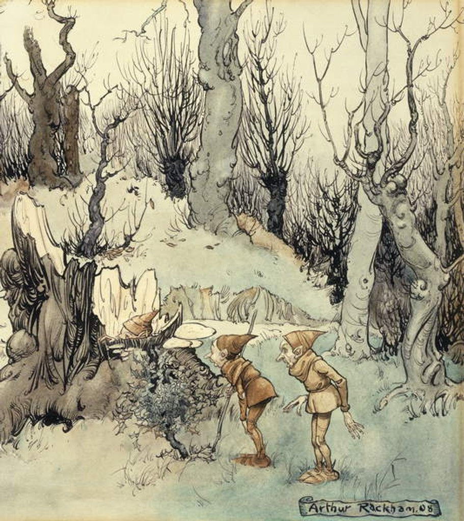 Detail of Elves in a Wood, 1908 by Arthur Rackham
