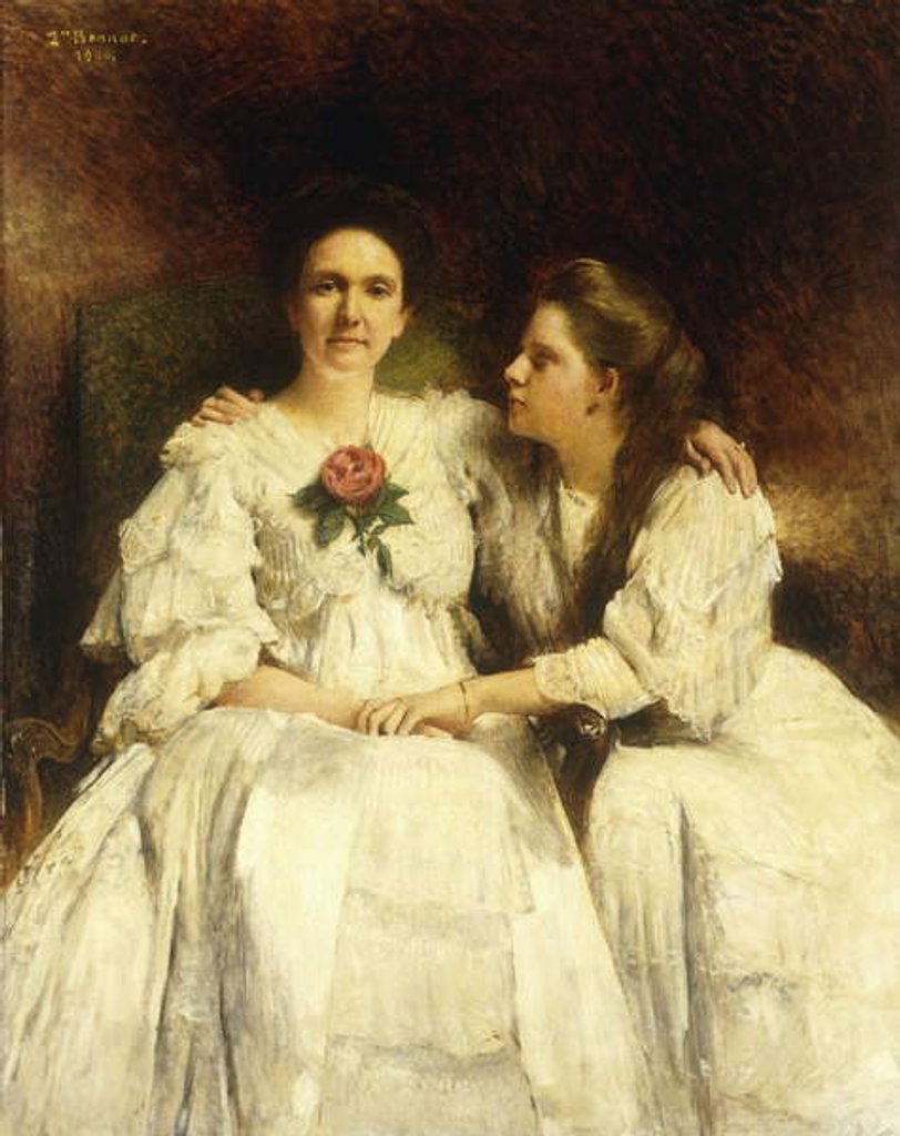 Detail of Mother and Daughter, 1905 by Leon Bonnant