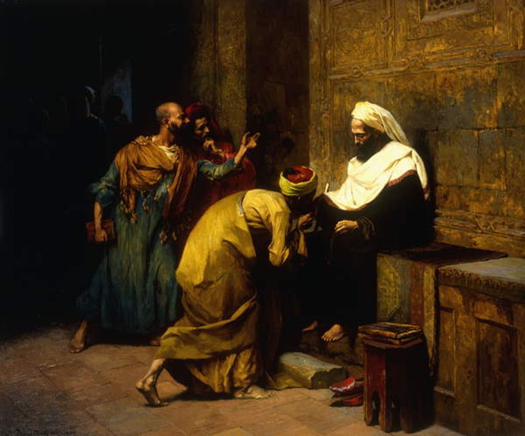 Detail of Le Maitre, 1907 by Ludwig Deutsch