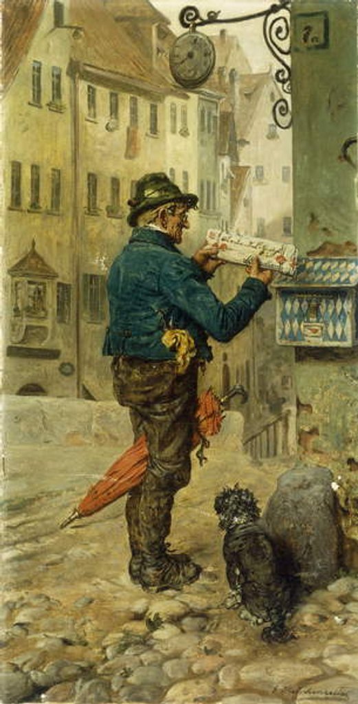 Detail of The Daily Post by Hugo Kotschenreiter
