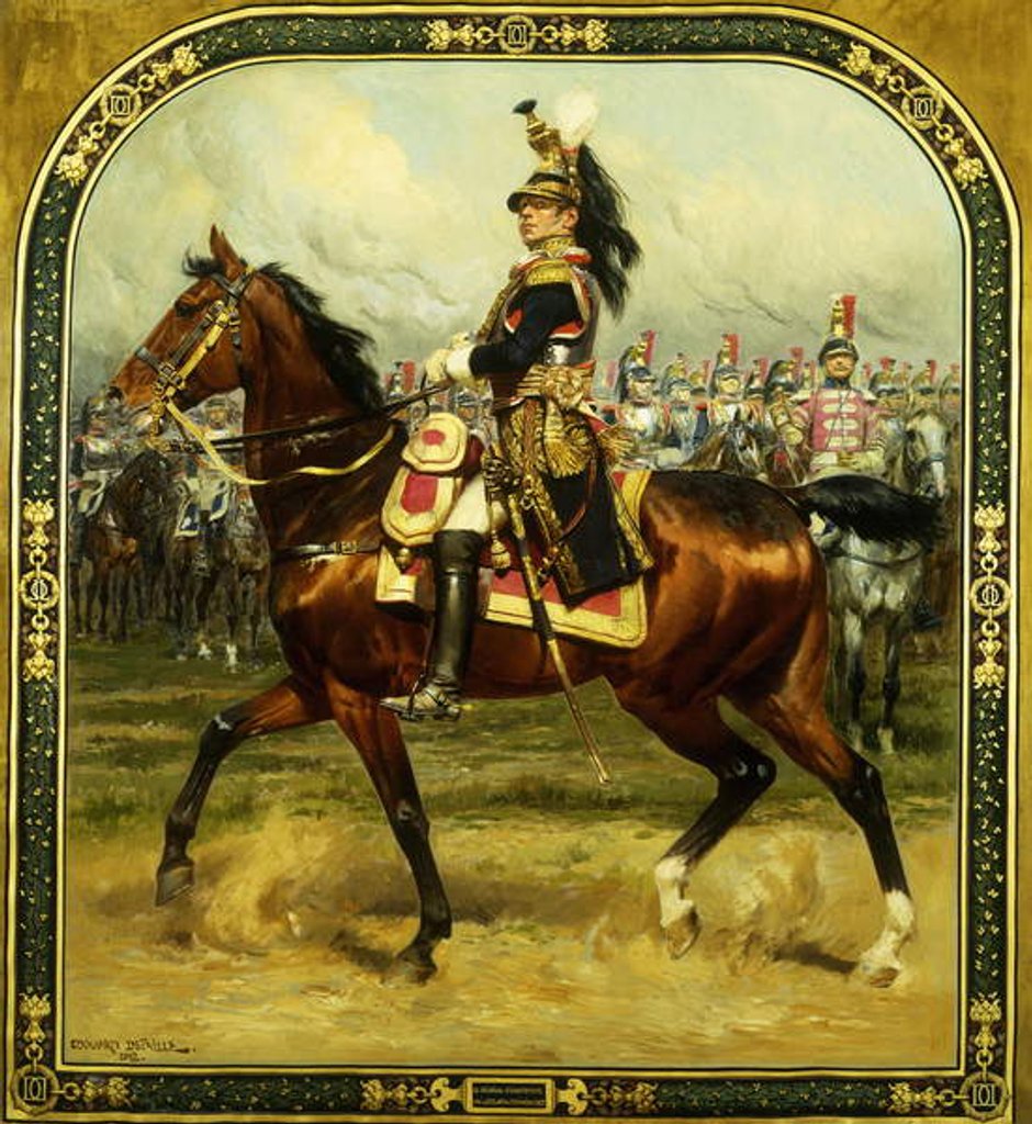 Detail of Le General d'Hautpoul a Cheval, 1912 by Jean-Baptiste Edouard Detaille