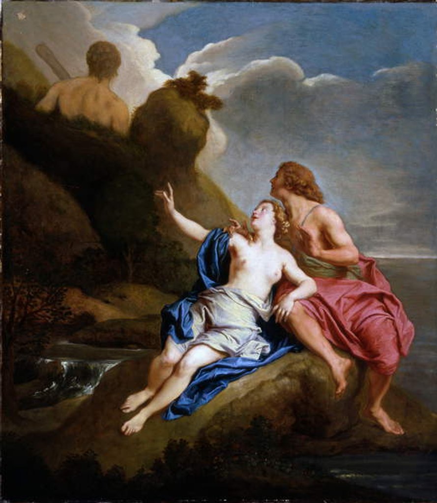 Detail of Acis and Galatea by Jean Francois de Troy