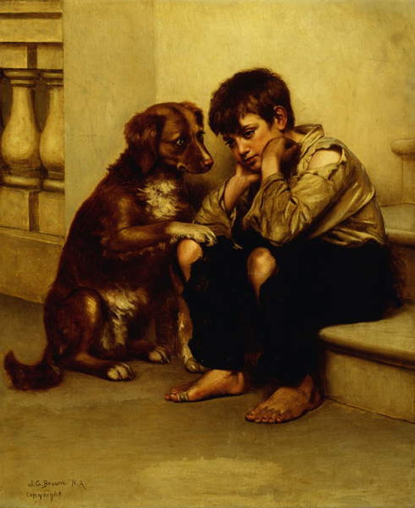 Detail of Best Friends by John George Brown