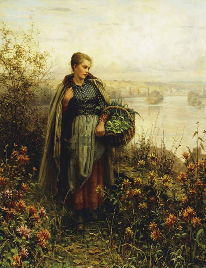 Detail of Morning Chill by Daniel Ridgway Knight