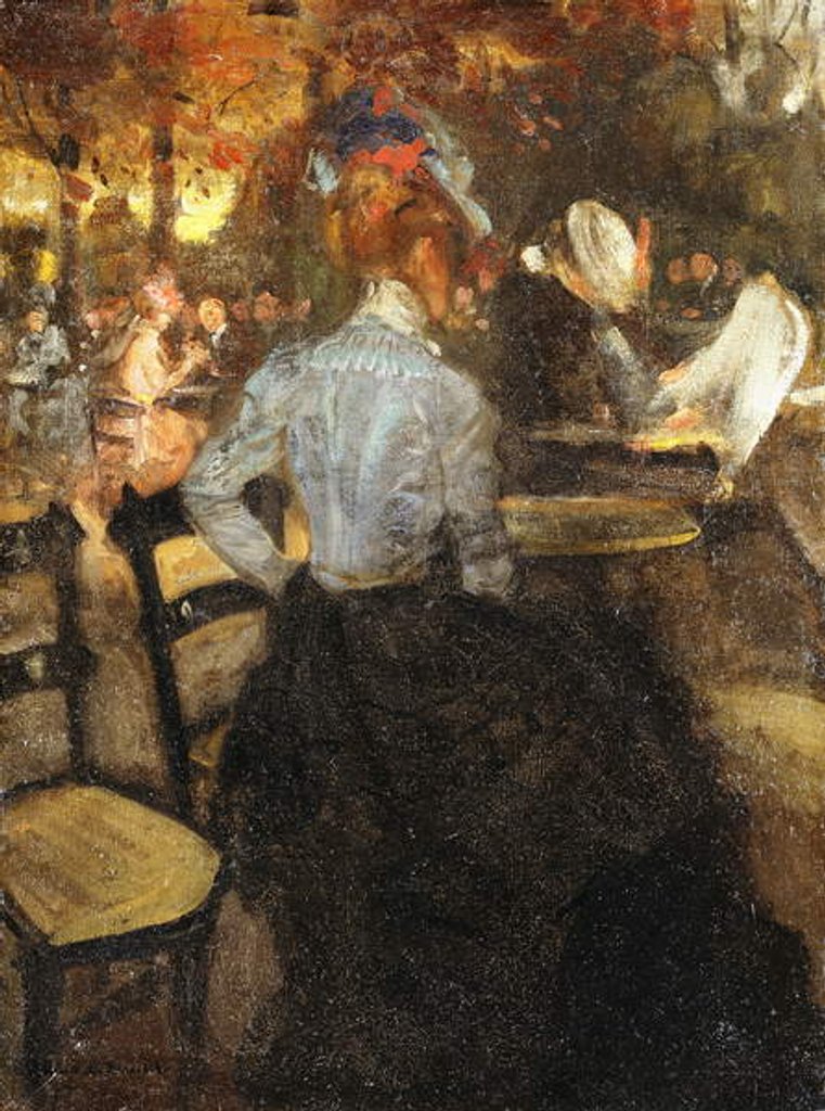 Detail of The Cafe, c.1900 by Alfred Henry Maurer