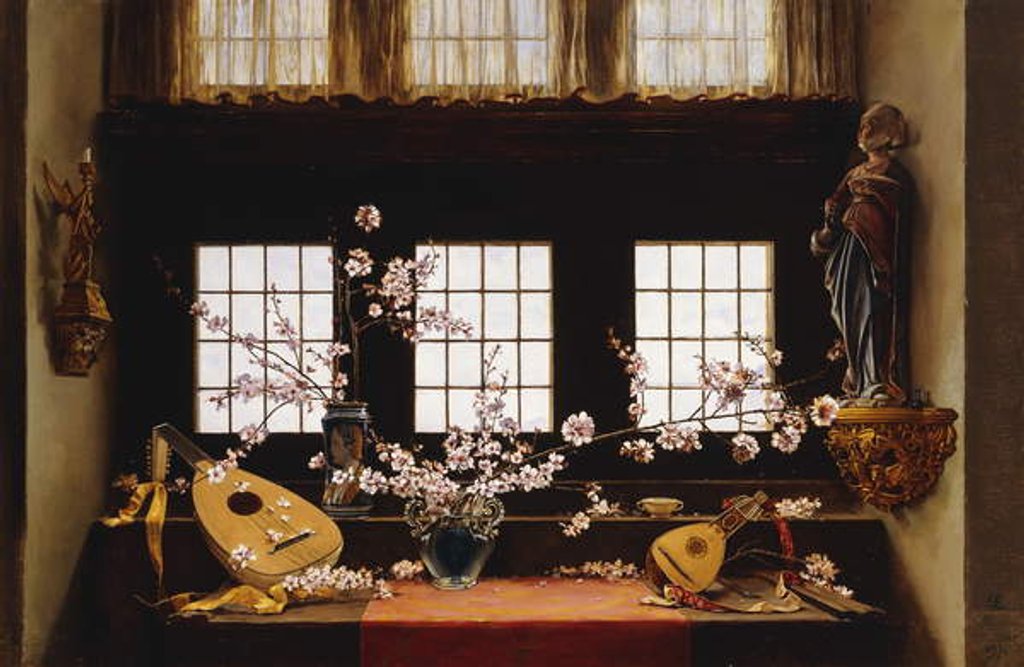 Detail of Studio Window, Isle Of Capri, 1897 by Charles Caryl Coleman