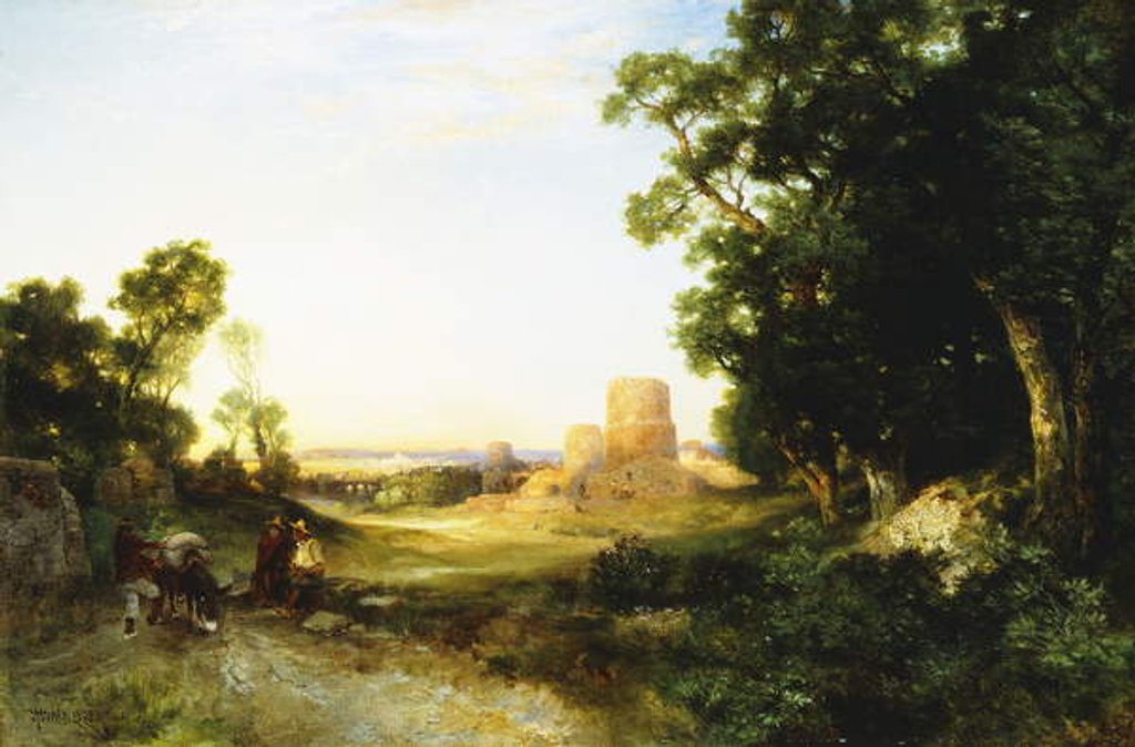 Detail of Tula, the Ancient Capital of Mexico, 1908 by Thomas Moran