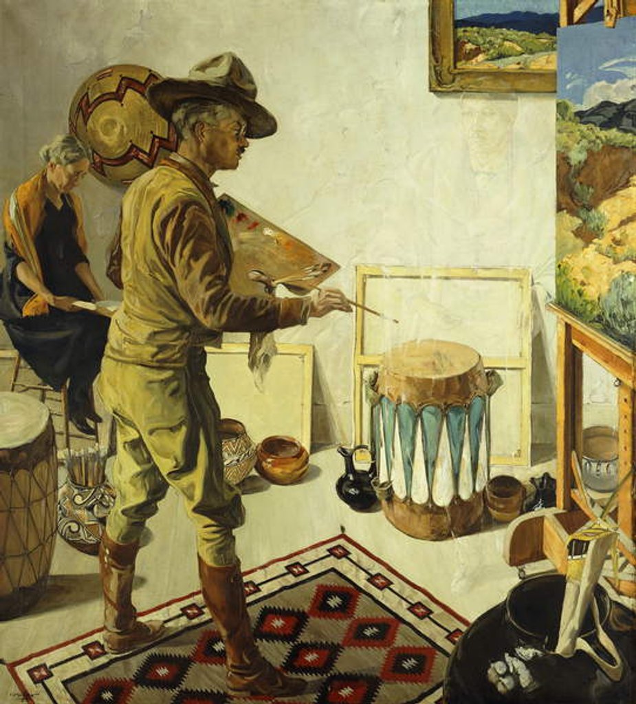 Detail of Fantasies by Walter Ufer