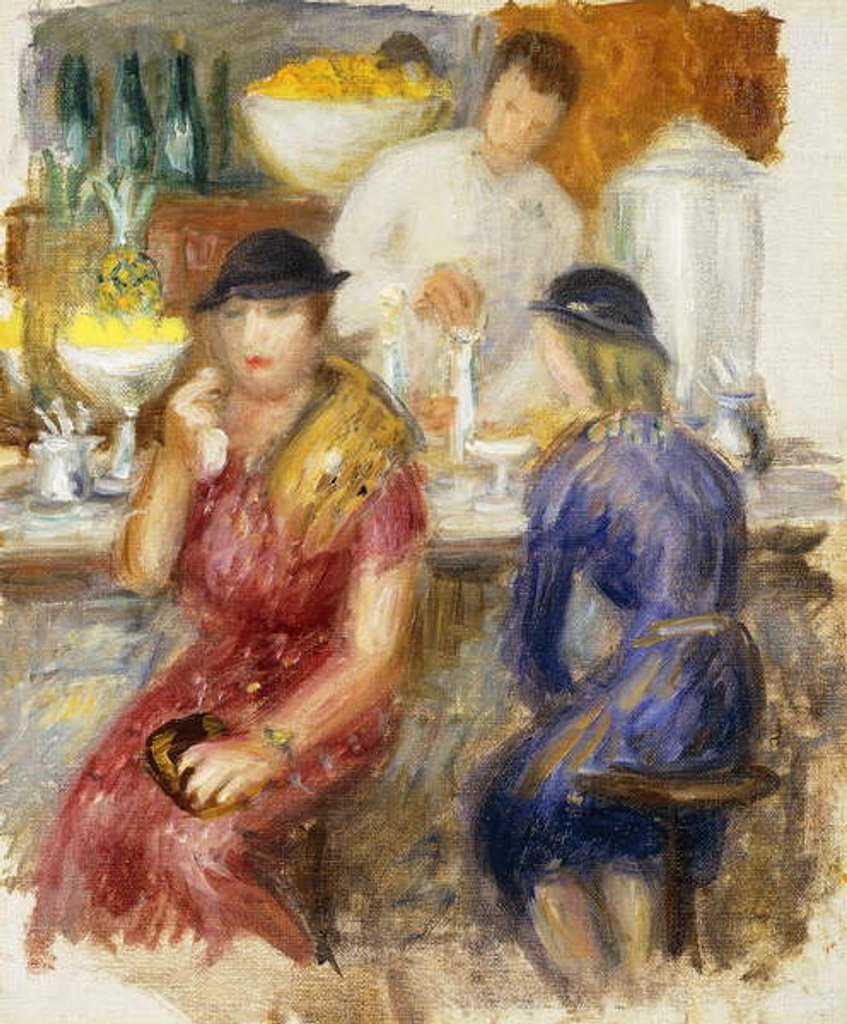 Detail of Study for 'The Soda Fountain', 1935 by William James Glackens