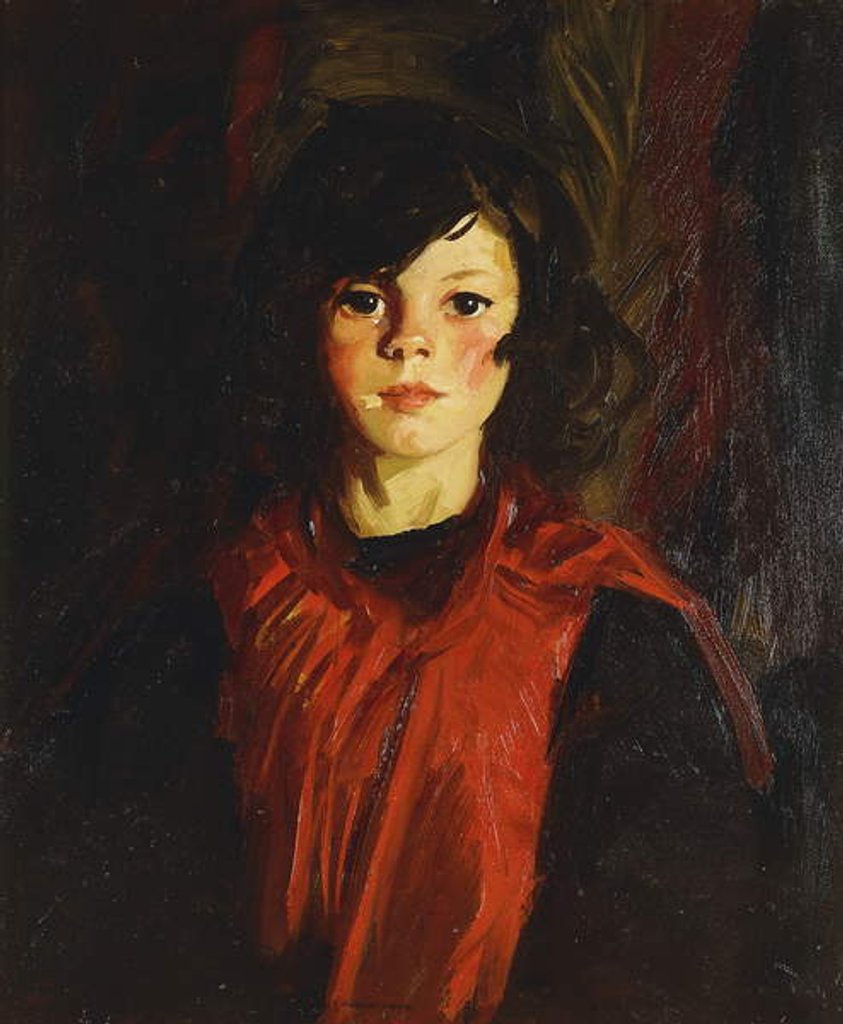 Detail of Mary Ann, 1926 by Robert Cozad Henri