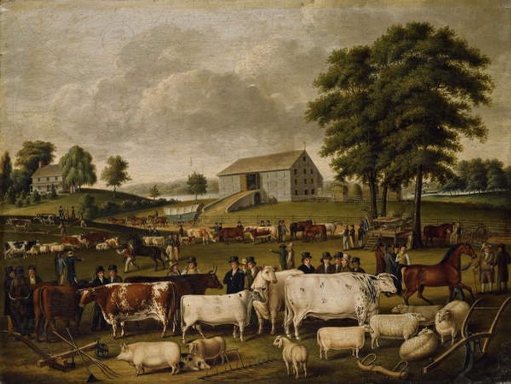 Detail of A Pennsylvania Country Fair, 1824 by John Archibald Woodside