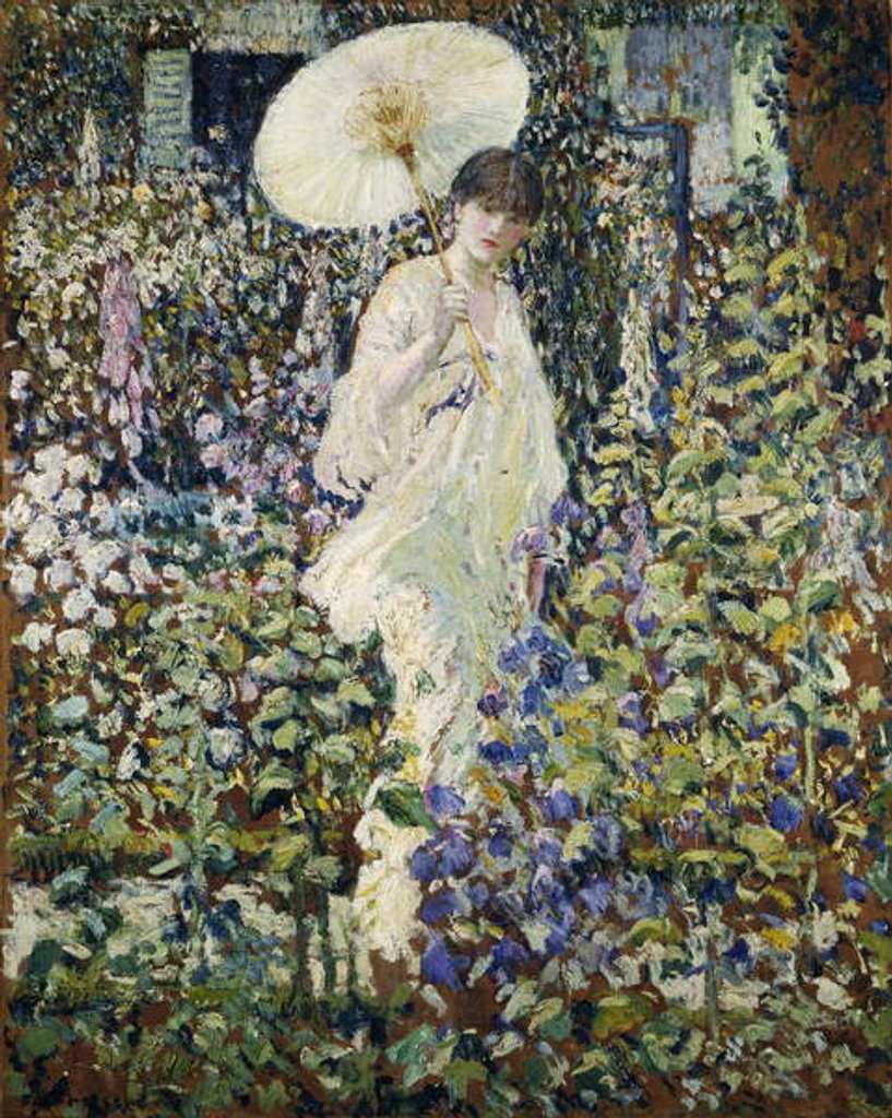 Detail of Sun and Wind, by Frederick Carl Frieseke