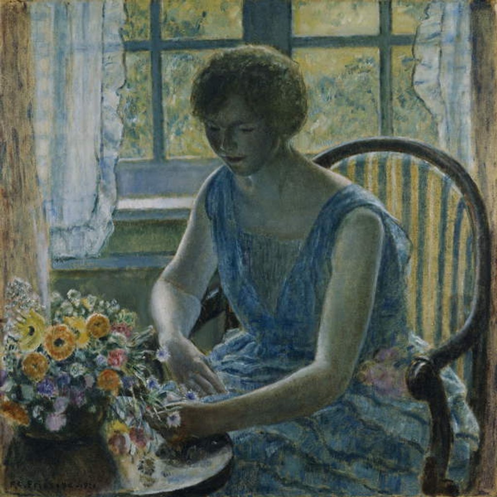 Detail of Mahdah, 1921 by Frederick Carl Frieseke