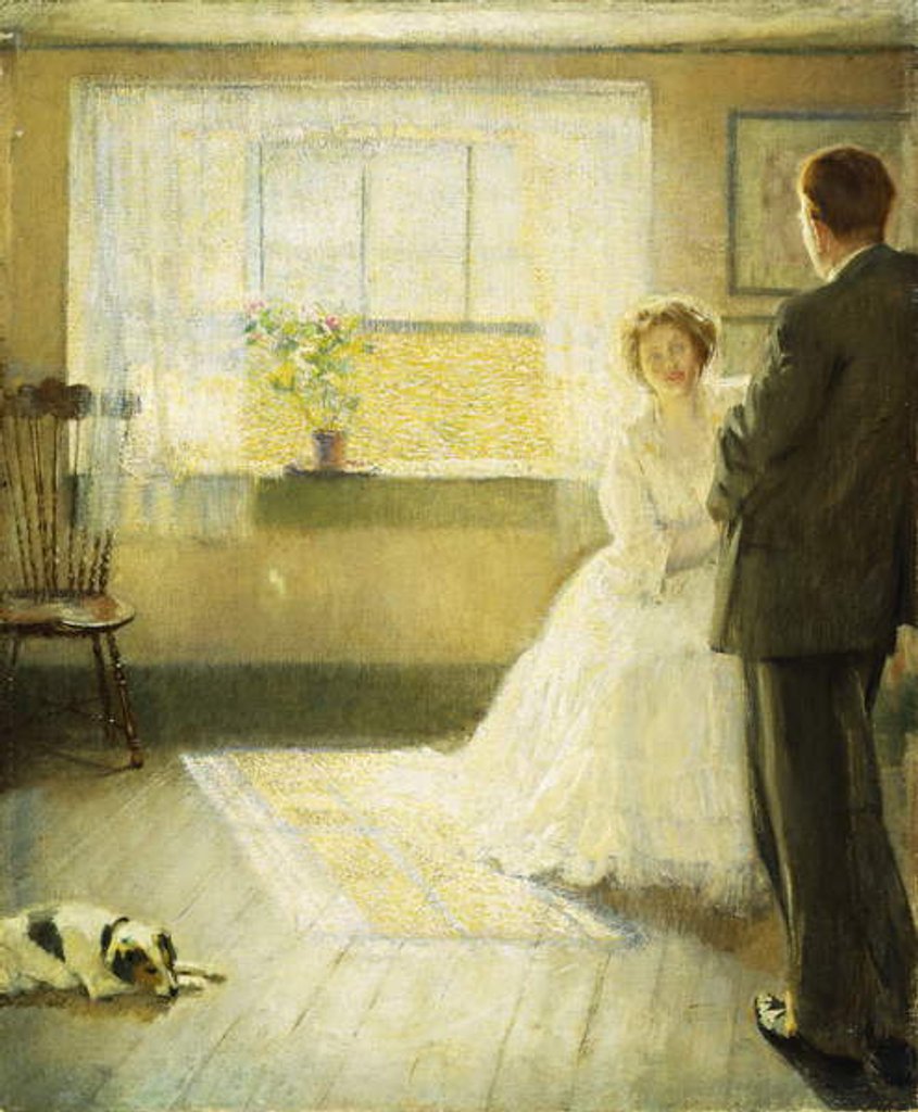 Detail of Golden Sunlight, 1895 by Philip Leslie Hale