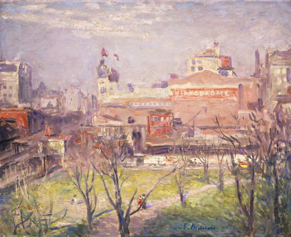 Detail of Hippodrome, by Julius Gari Melchers