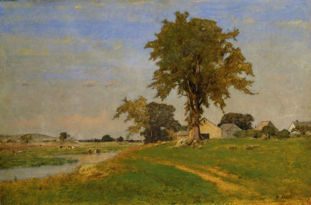 Detail of Old Elm at Medfield, 1860 by George Snr. Inness