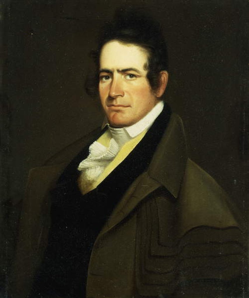 Detail of Major Benjamin O'Fallon, c.1821 by Chester Harding