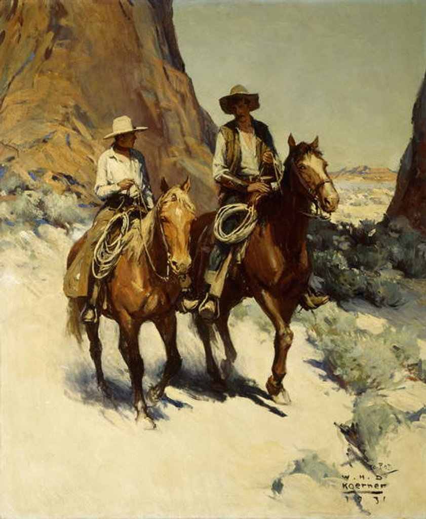 Detail of Ilustration for The Trusty Knaves, 1931 by William Henry Dethlef Koerner