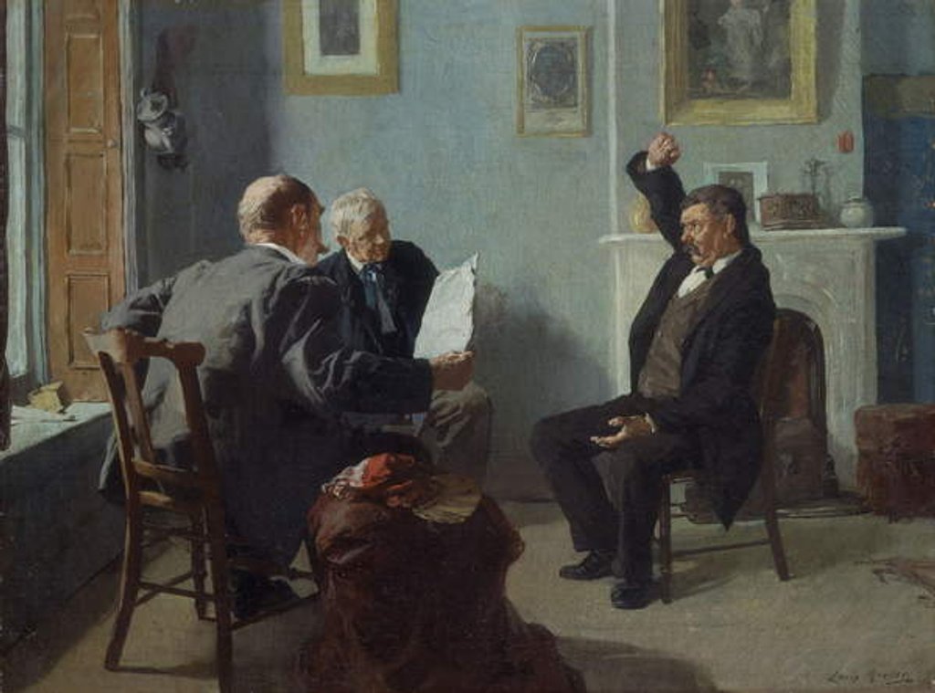 Detail of The Tall Tale by Louis Charles Moeller