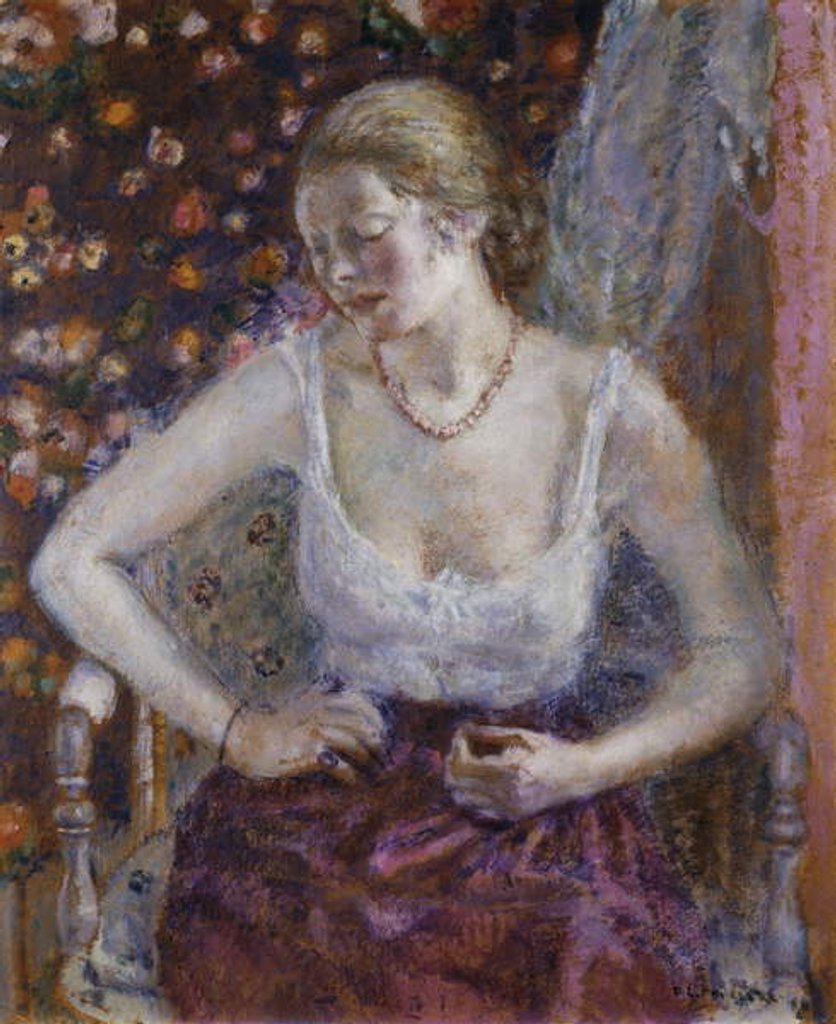 Detail of Woman Dressing by Frederick Carl Frieseke