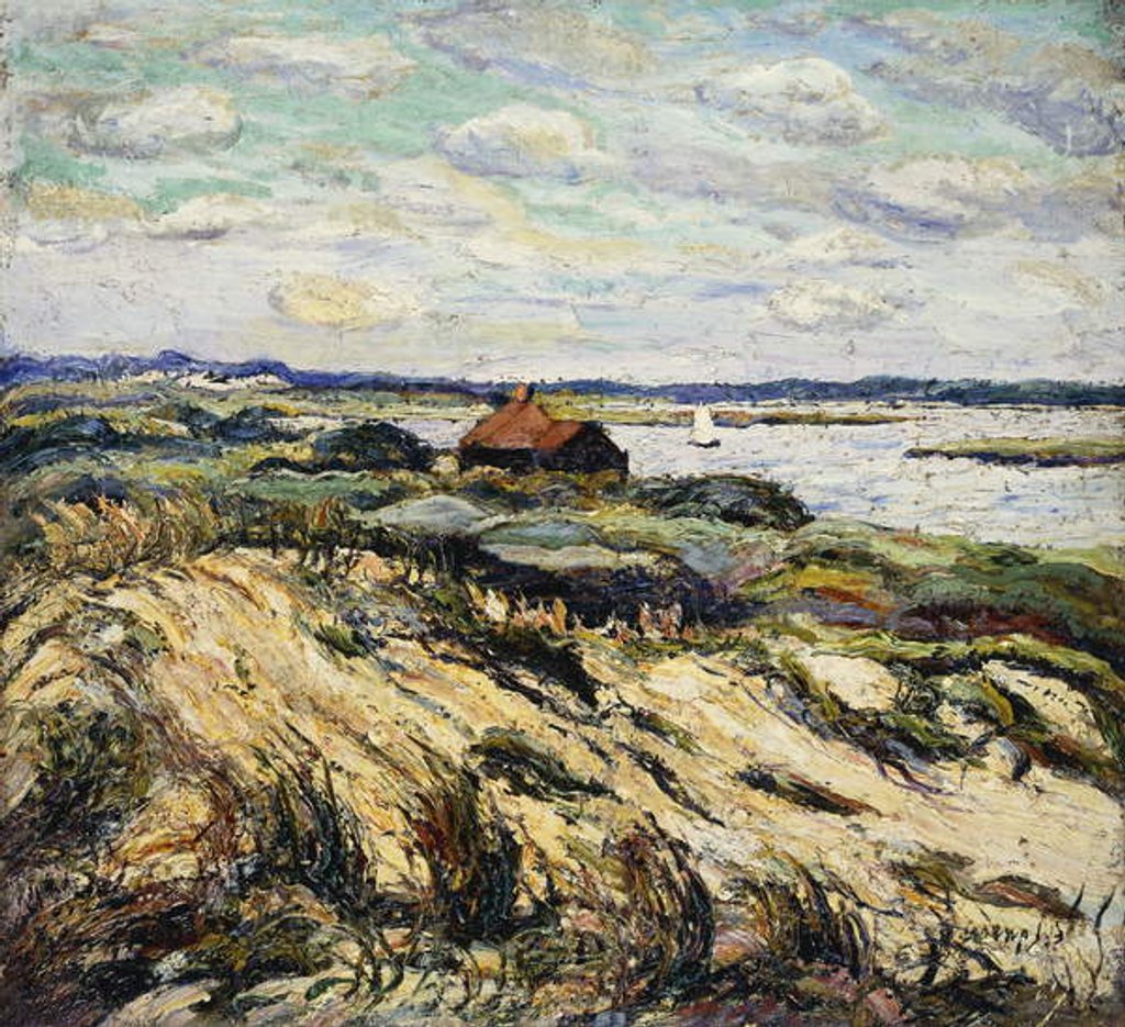 Detail of Shack on the Bay by Ernest Lawson