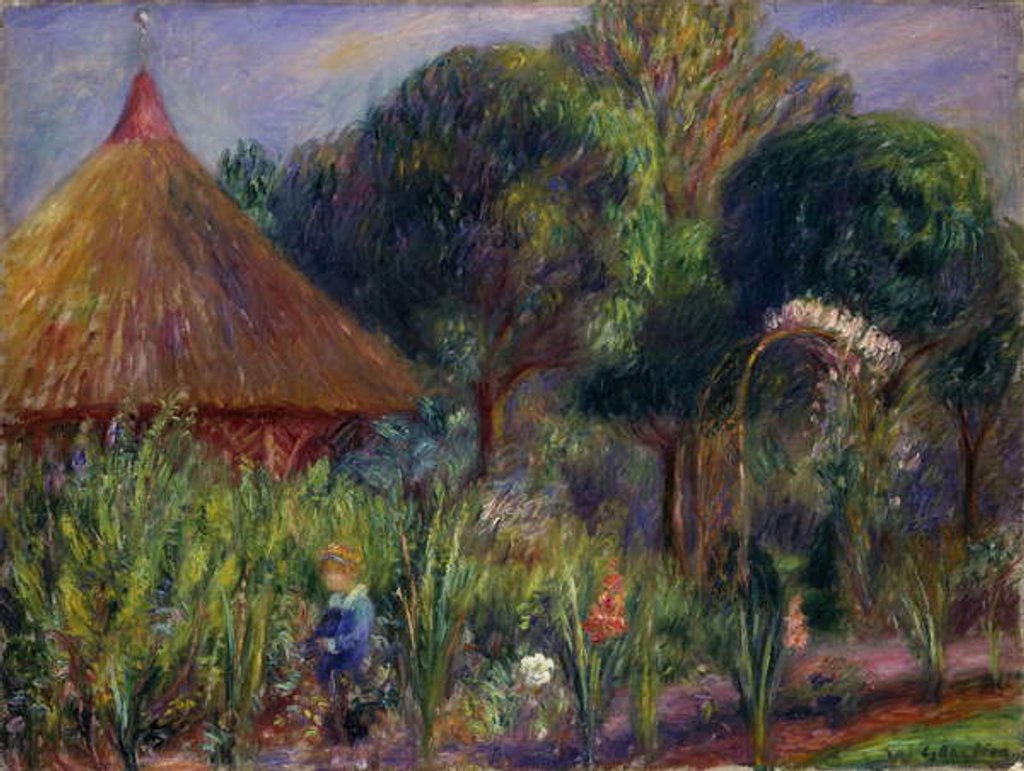 Detail of Lenna by a Summer House, c.1917 by William James Glackens