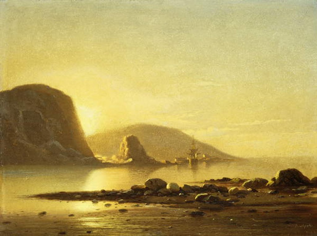 Detail of Sunrise Cove by William Bradford