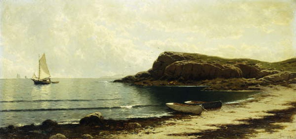 Detail of Along the Shore by Alfred Thompson Bricher