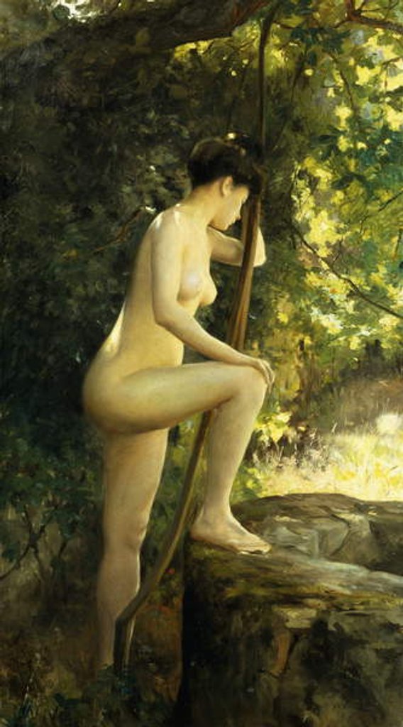 Detail of The Unfullfilled Wish, 1899 by Julius Leblanc Stewart