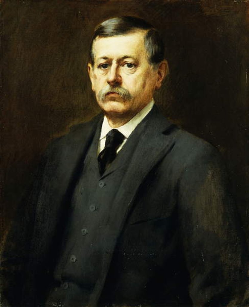 Detail of Portrait of Patterson, 1895 by Willard Leroy Metcalf