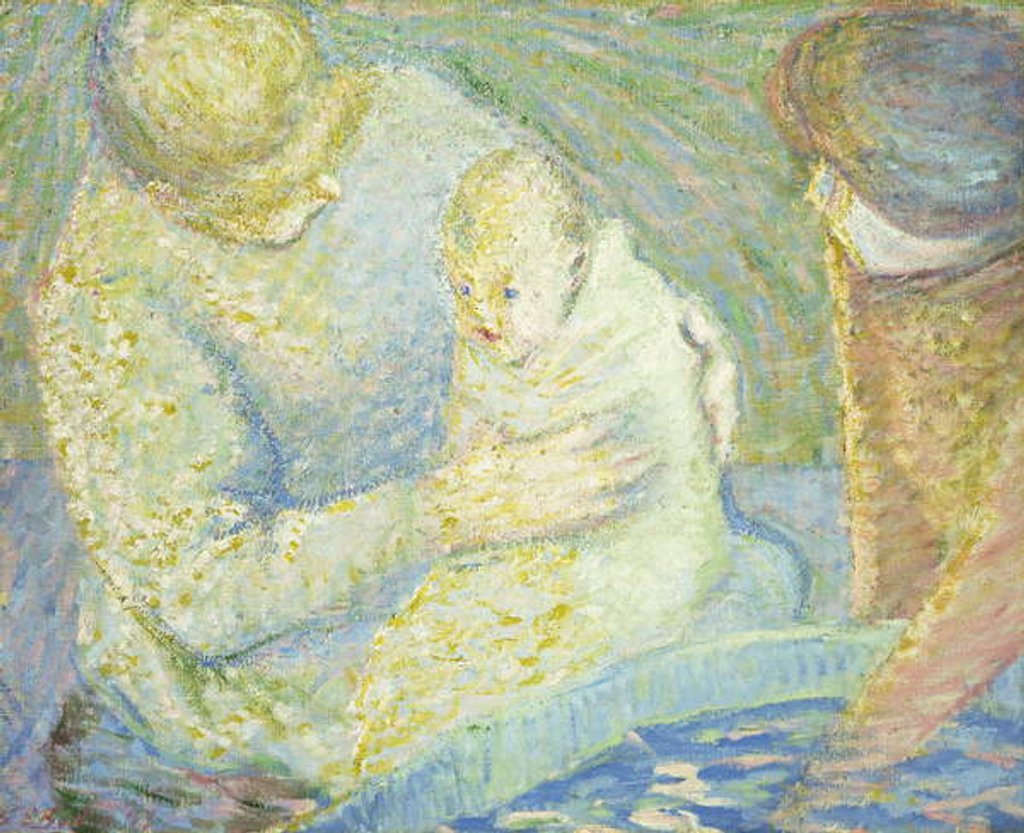 Detail of The Child Bathing, 1893 by Theodore Earl Butler