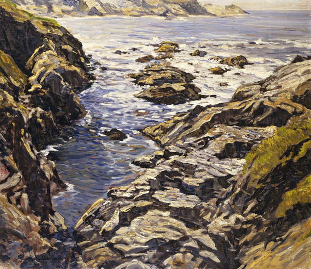 Detail of Rocky Coast by Walter Elmer Schofield