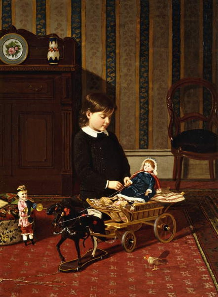 Detail of Getting Ready for Market by Samuel S. Carr