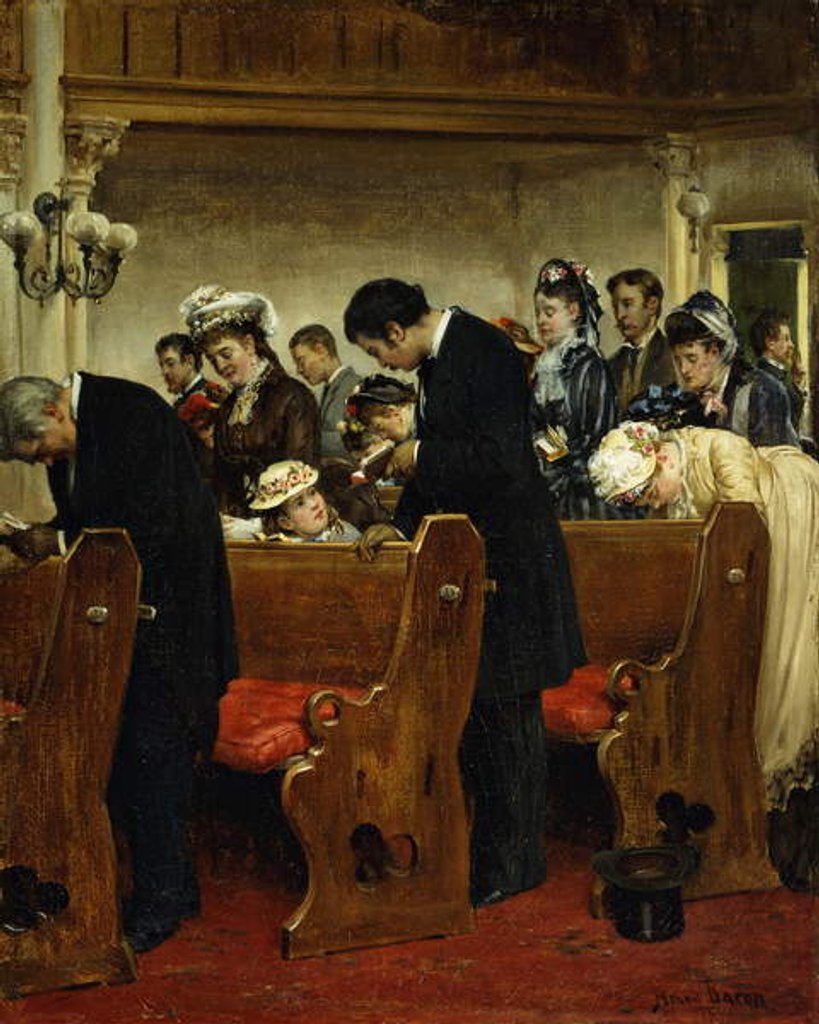 Detail of Pay Attention by Henry Bacon