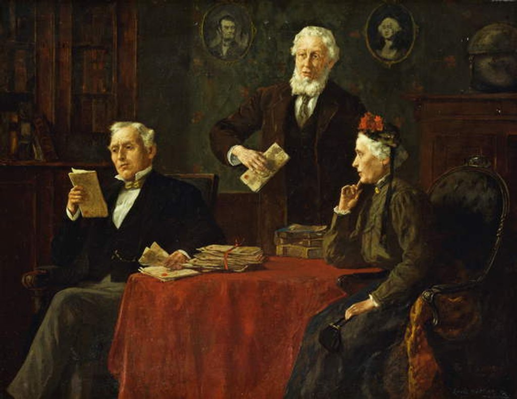 Detail of Seeking Advice by Louis Charles Moeller