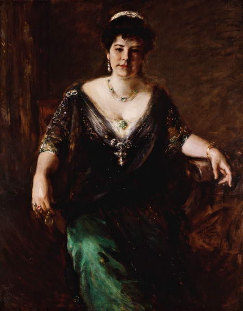 Detail of Portrait of Mrs, c.1910 by William Merritt Chase