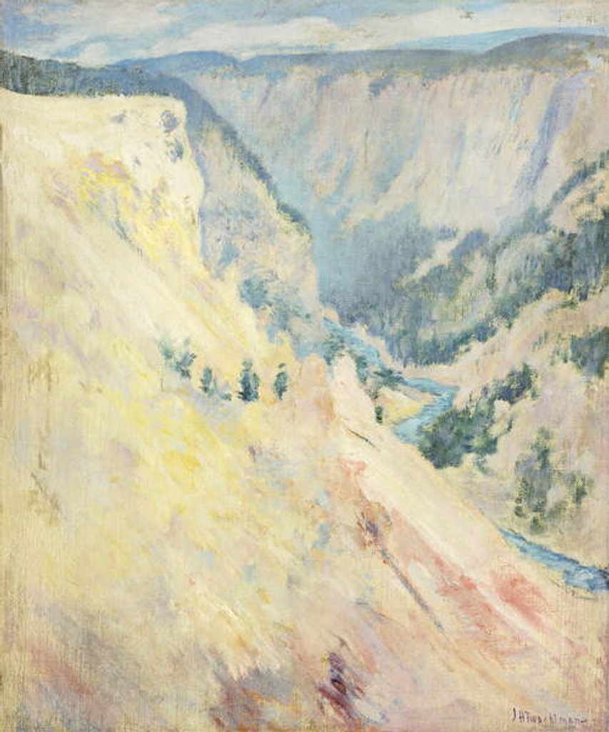 Detail of Yellowstone Park by John Henry Twachtman