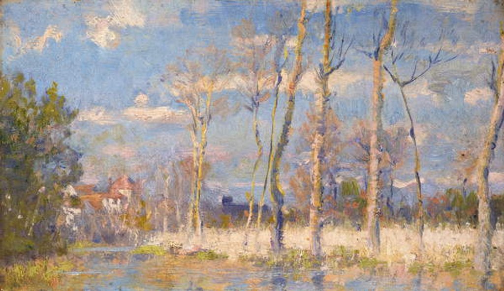 Detail of Spring's Early Days by Robert William Vonnoh
