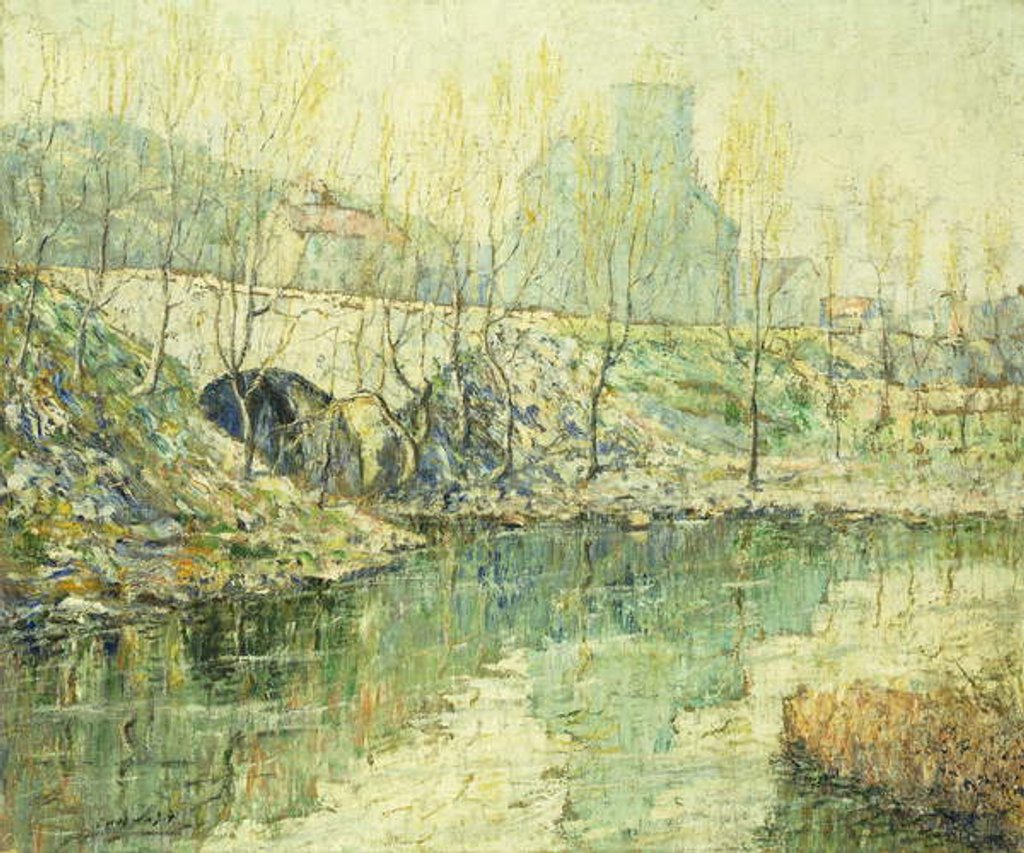 Detail of Early Spring by Ernest Lawson
