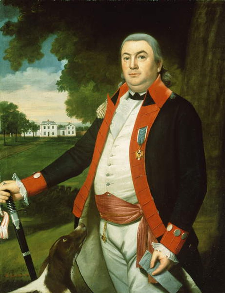 Detail of Portrait of Captain John Pratt, Middleton, Connecticut, 1792 by Ralph Earl