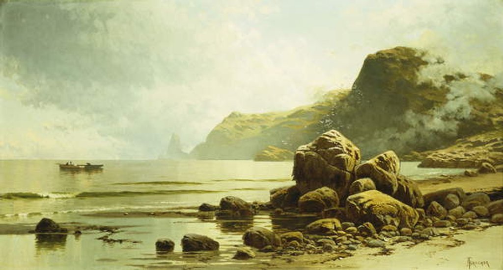 Detail of Low Tide, Southhead, Grand Manan Island by Alfred Thompson Bricher