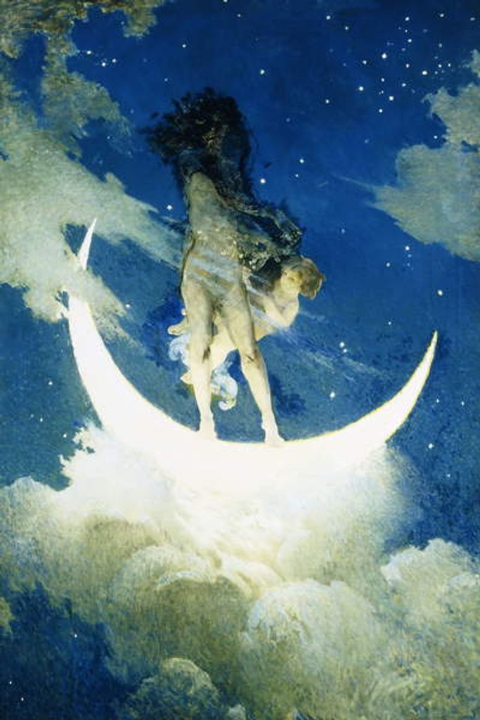 Detail of The Moon and the Stars by Edwin Howland Blashfield