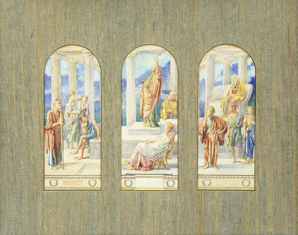 Detail of St, 1905 by John La Farge or Lafarge