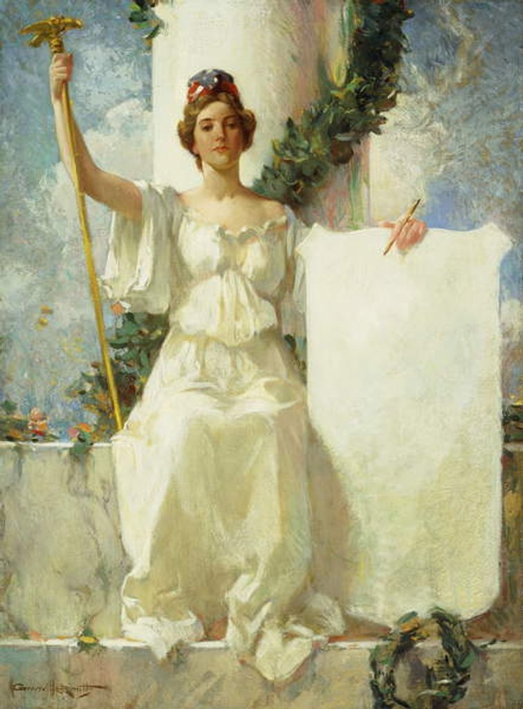 Detail of Coil of Justice, 1890-95 by Walter Granville-Smith