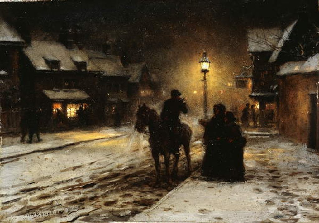 Detail of Arabian Shepherd and His Flock by Mark Fisher