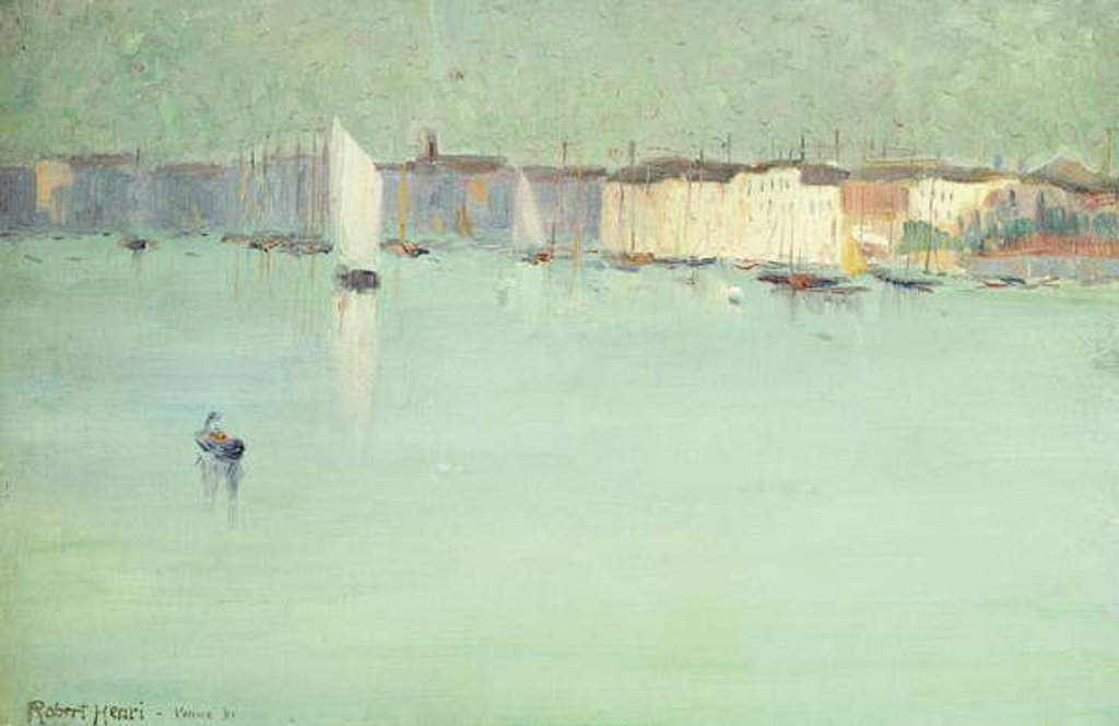 Detail of Early Morning, Venice, 1891 by Robert Cozad Henri